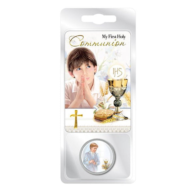 Communion Pocket Token & Prayer Card for Boys ireland